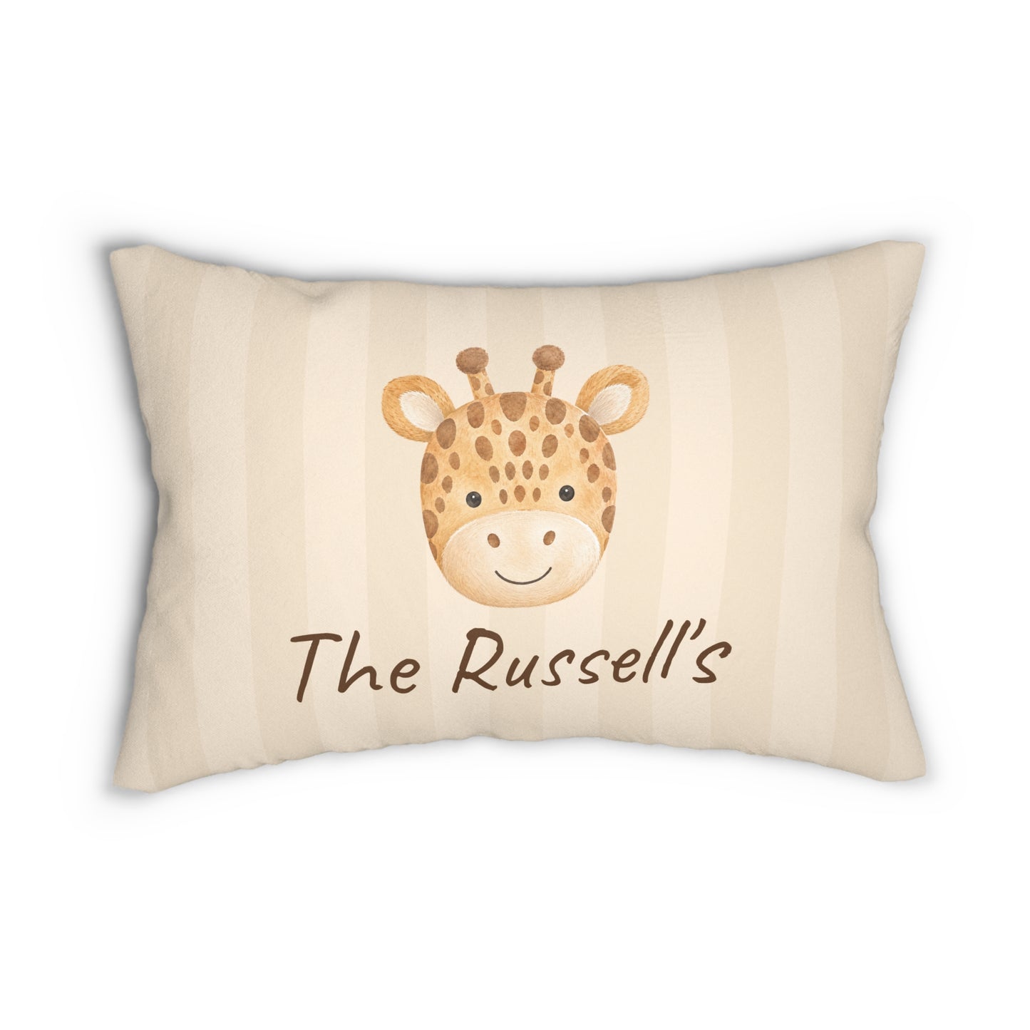 CardtoCozy snuggle stripe animal design pillow
