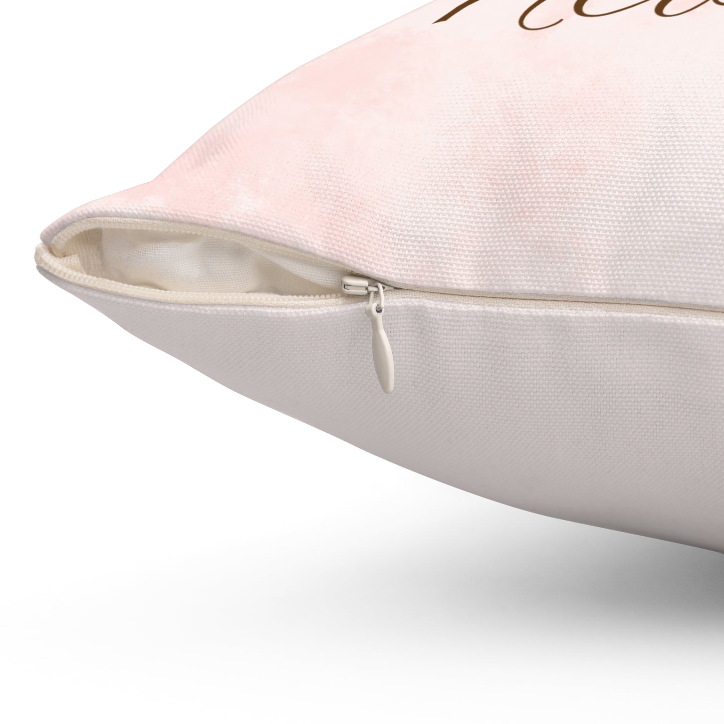 Cardtocozy snuggle print square Pillow